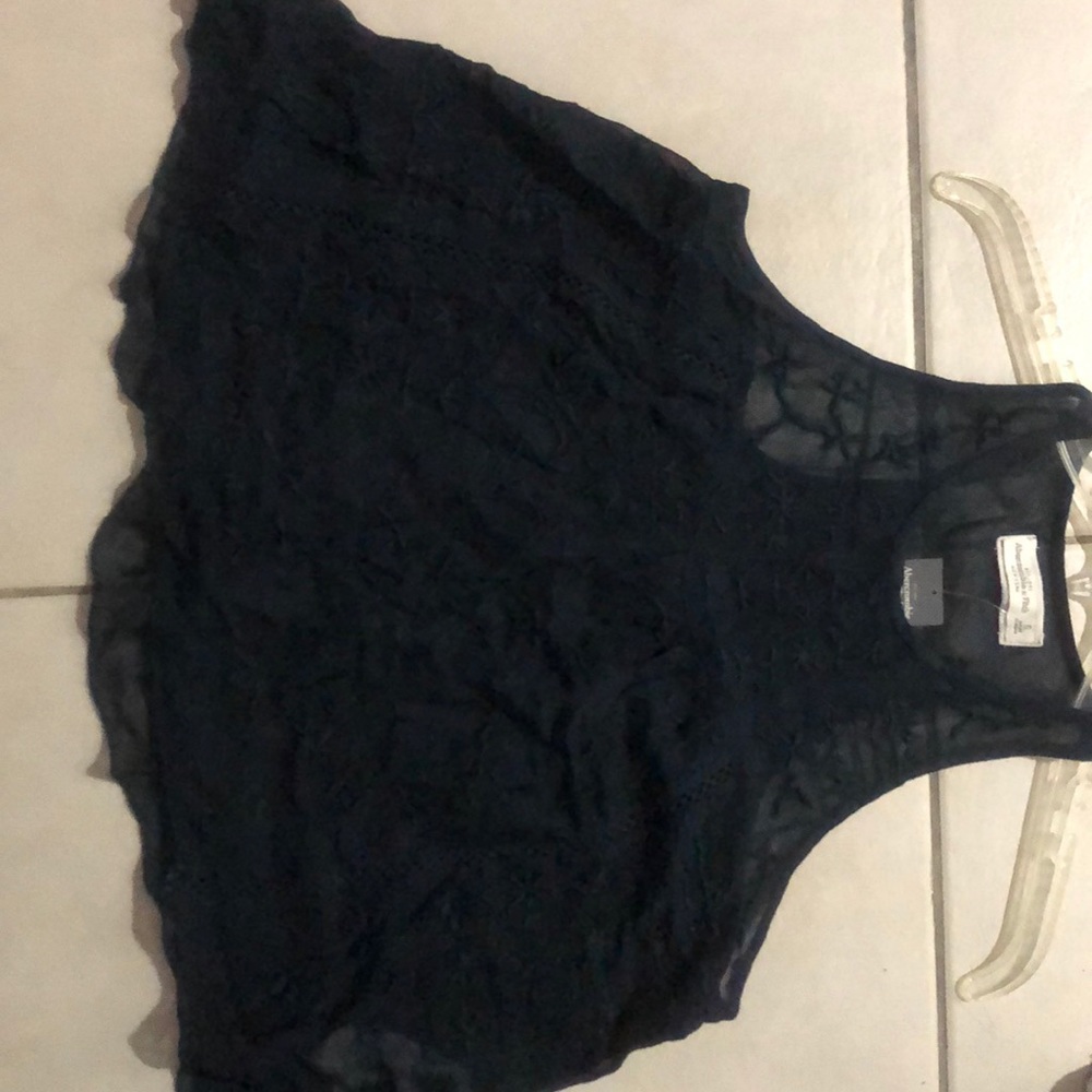Lace top with racer back